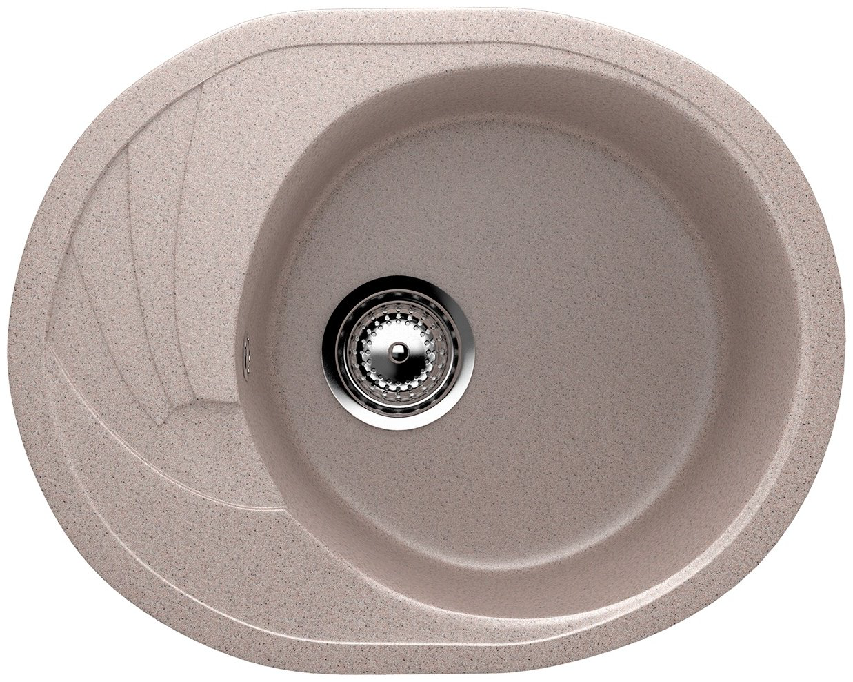 Кухонная мойка EcoStone врезная ES-17, бежевый купить,NaN