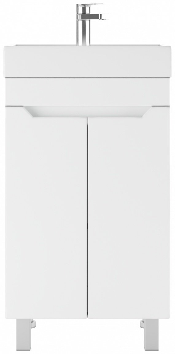 Тумба с раковиной KABINKA.KZ Адай, 47x79x38.6 см, белый