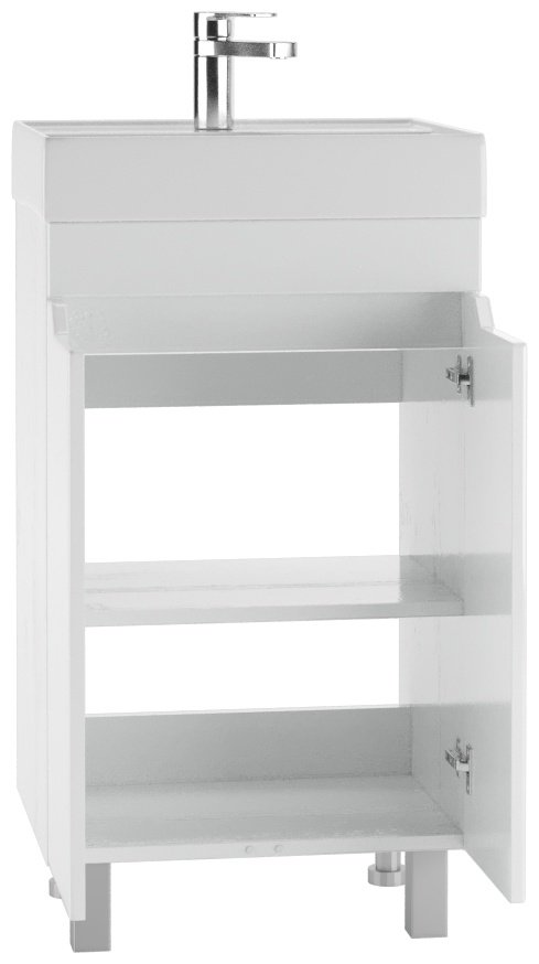 Тумба с раковиной KABINKA.KZ Адай, 47x79x38.6 см, белый