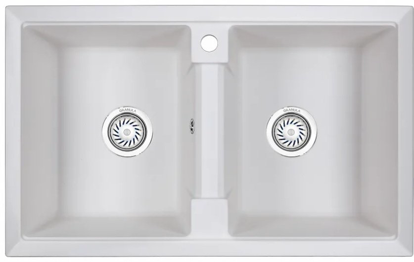 Кухонная мойка GRANULA 8101 Арктик врезная 81х50х21 см, кварцевый песок купить,365800