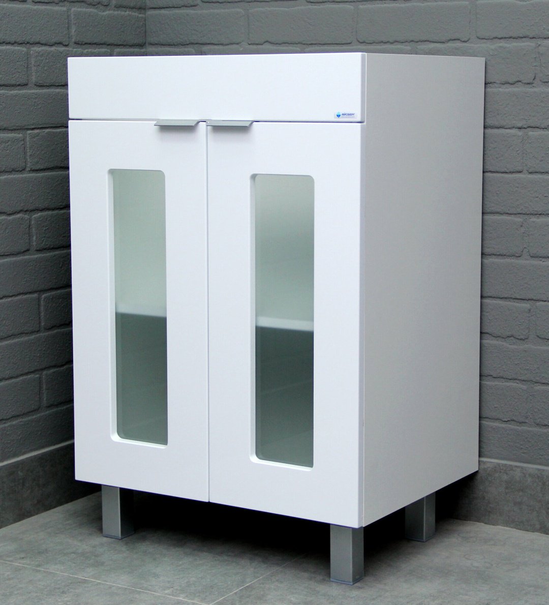 Тумба с раковиной Kabinka.kz Енисей 60 Кристалл 56x82x43.4см белый купить,NaN