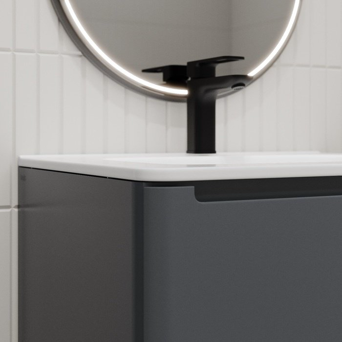 Тумба с раковиной IDDIS Edifice EDI60D0i95K/0106000i28 , 60x50x46.7 см, темно-серый купить,NaN