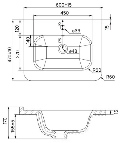 Тумба с раковиной IDDIS Edifice EDI60D0i95K/0106000i28 , 60x50x46.7 см, темно-серый купить,NaN