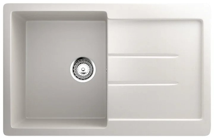 Кухонная мойка Мойка EcoStone врезная ES-33 770 х 495 331 белый