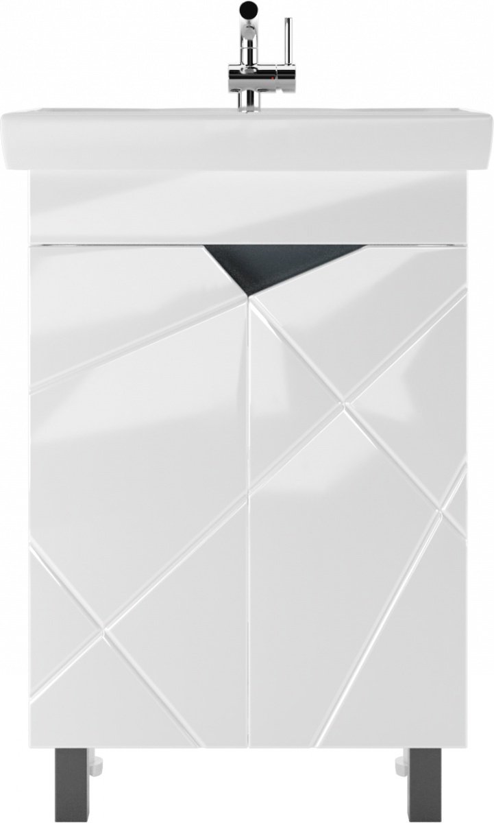 Тумба с раковиной KABINKA.KZ Байтерек, 54x81.9x34.4 см, белый