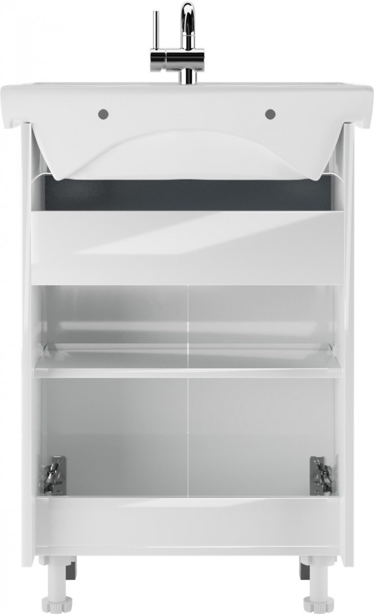 Тумба с раковиной KABINKA.KZ Байтерек, 54x81.9x34.4 см, белый