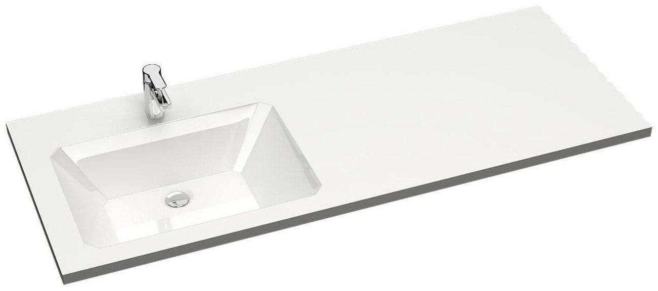 Тумба с раковиной Kabinka.kz A2 ТР 2Я СМ 1200 К 120x70x45см бело-коричневый купить,NaN