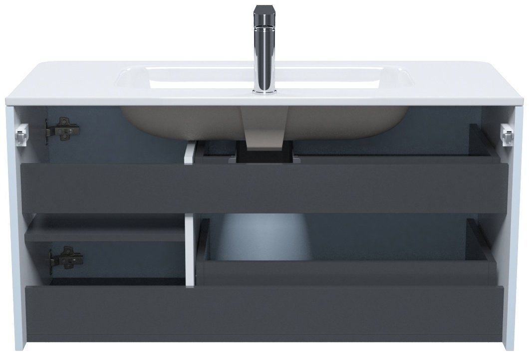 Тумба с раковиной IDDIS EDI10B0i95K , 100x50x46.2 см, голубой