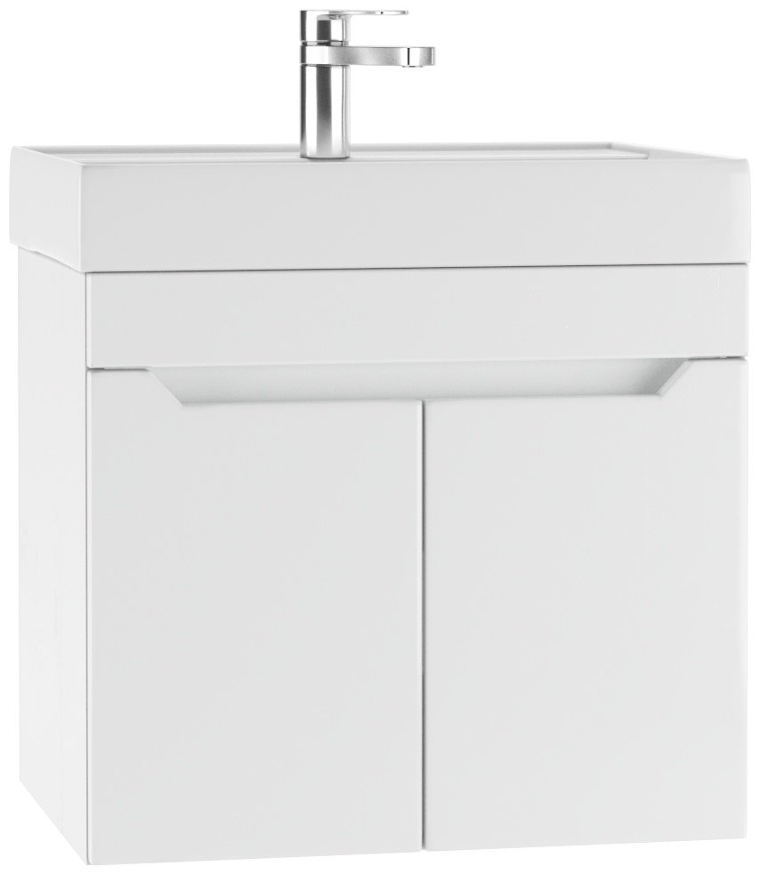 Тумба с раковиной KABINKA.KZ Адай, 57.5x50x43.7 см, белый