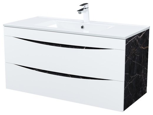 Тумба с раковиной IDDIS CLO10B0i95K, 100x50x45.5 см, белый