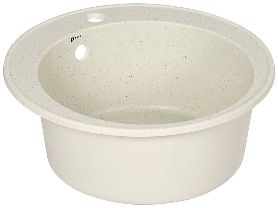 Кухонная мойка Practik PR-M 475-001 врезная 47.5х47.5х19.5 см, искусственный камень купить,NaN