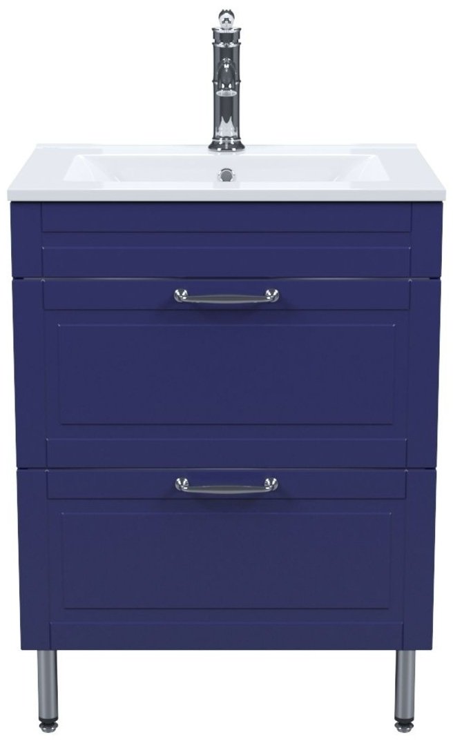 Тумба с раковиной Iddis OXF60N0i95K 60x66x45.5см синий купить,NaN