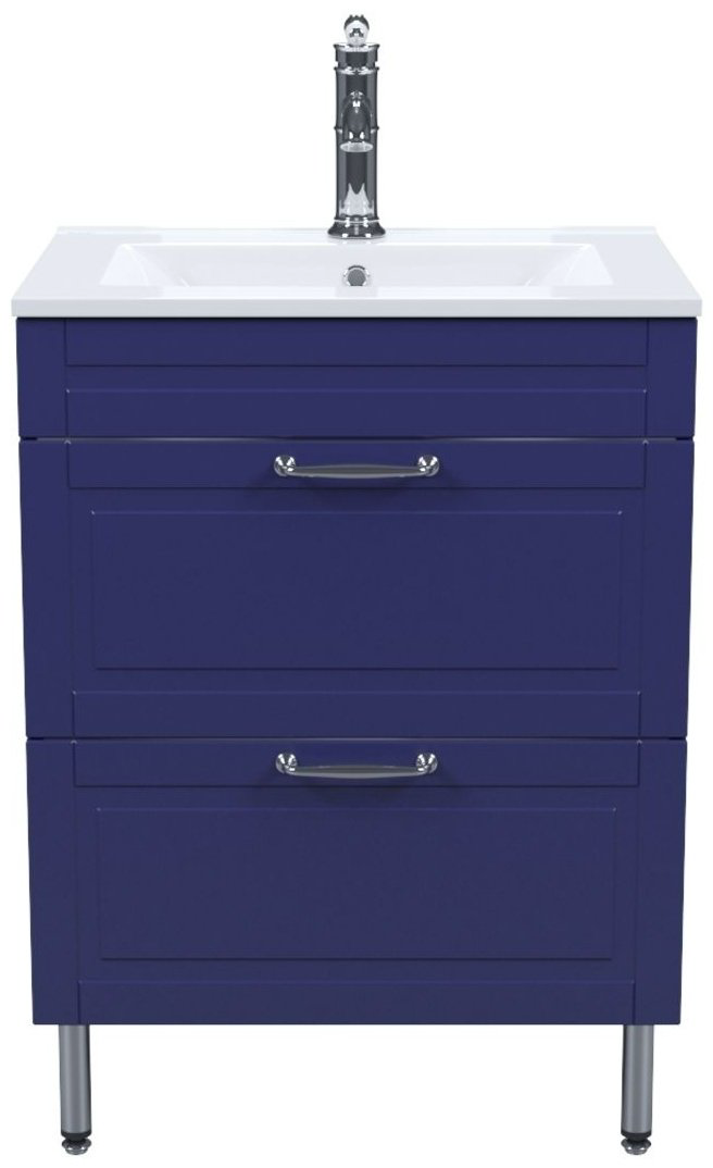Тумба с раковиной Iddis OXF60N0i95K 60x66x45.5см синий купить,NaN