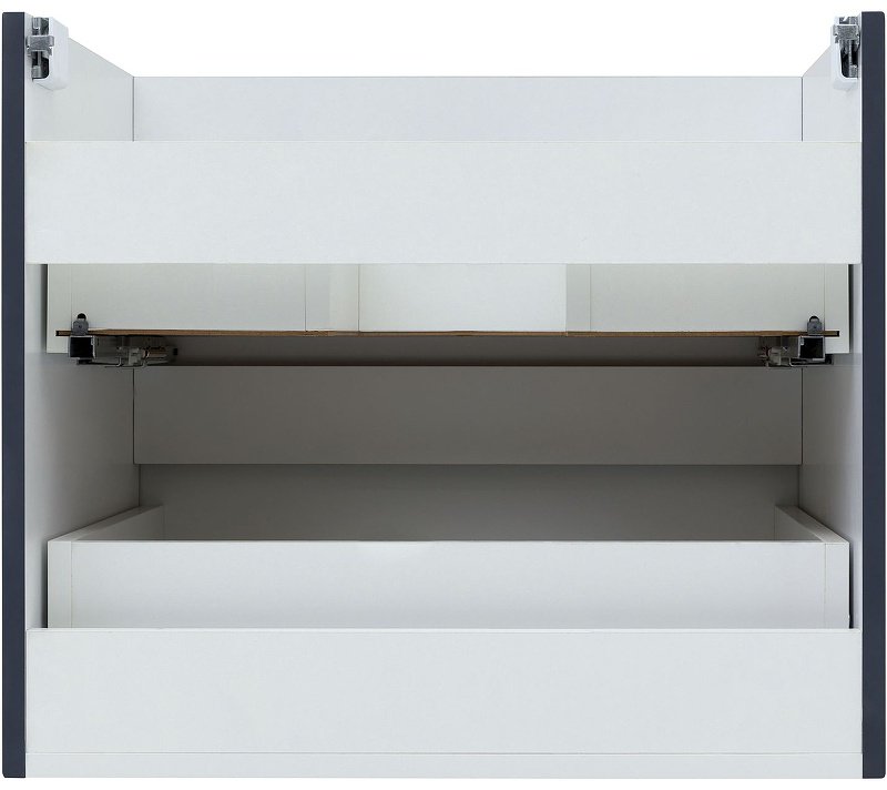 Тумба с раковиной KABINKA.KZ Вега 60 329589, 58.2x50.2x46.5 см, темно-серый