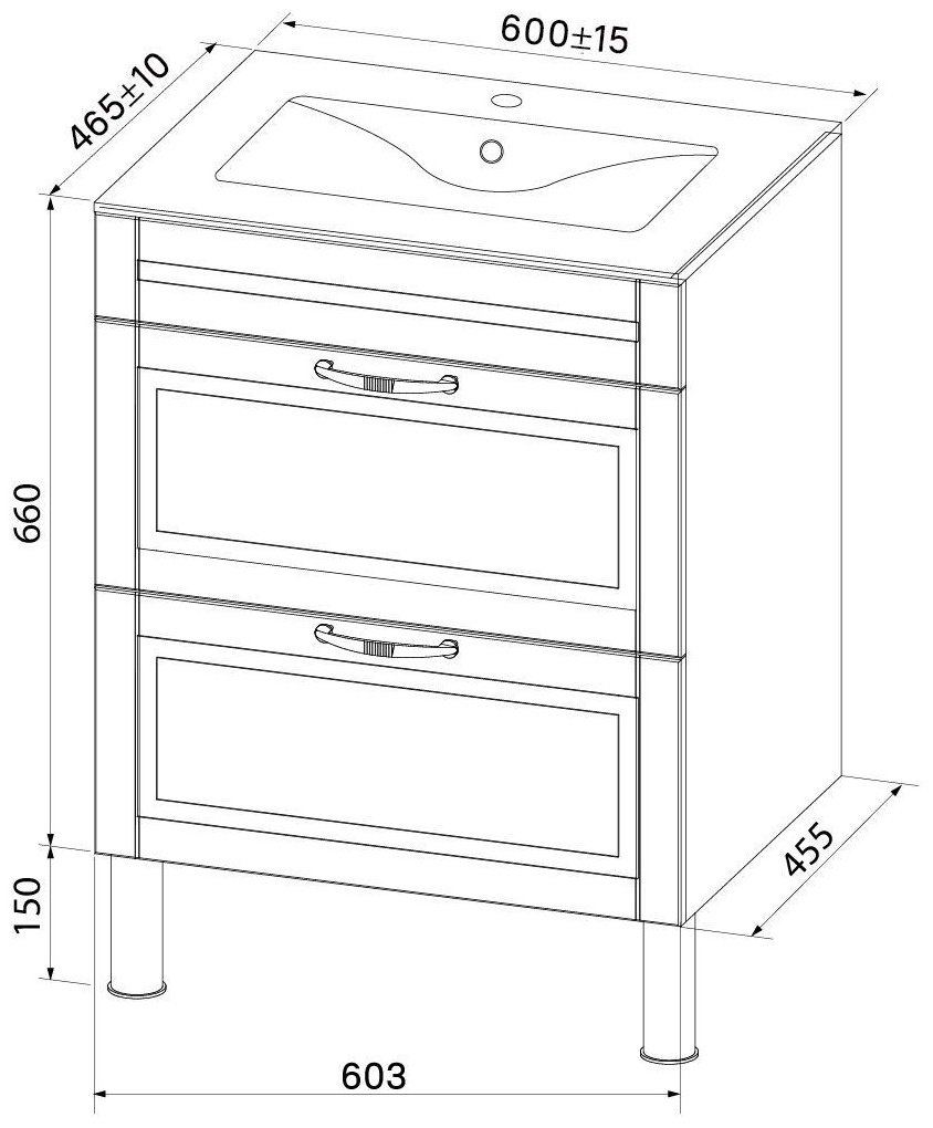 Тумба с раковиной Iddis OXF60N0i95K 60x66x45.5см синий купить,NaN