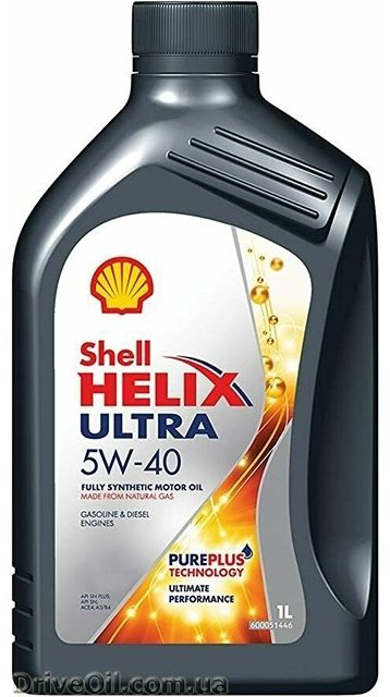 Моторное масло Синтетическое SHELL ULTRA 5W-40 1 л купить,14600