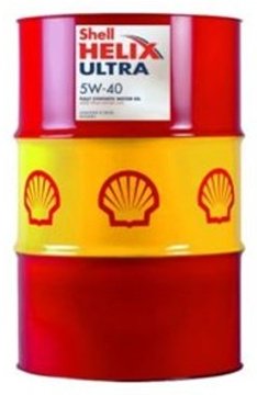 Моторное масло Синтетическое SHELL Helix Ultra 5W-40 209 л