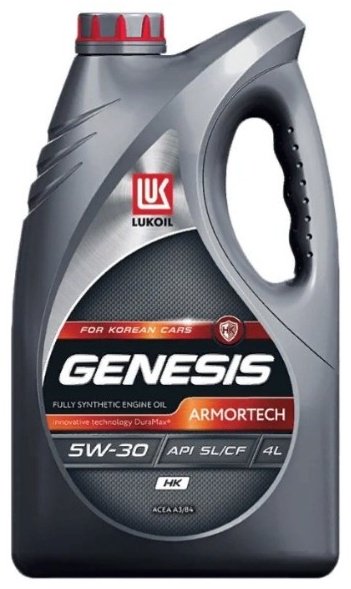 Моторное масло Моторное масло синтетическое ЛУКОЙЛ Gemesis Armortech HK 5W-30 4 л