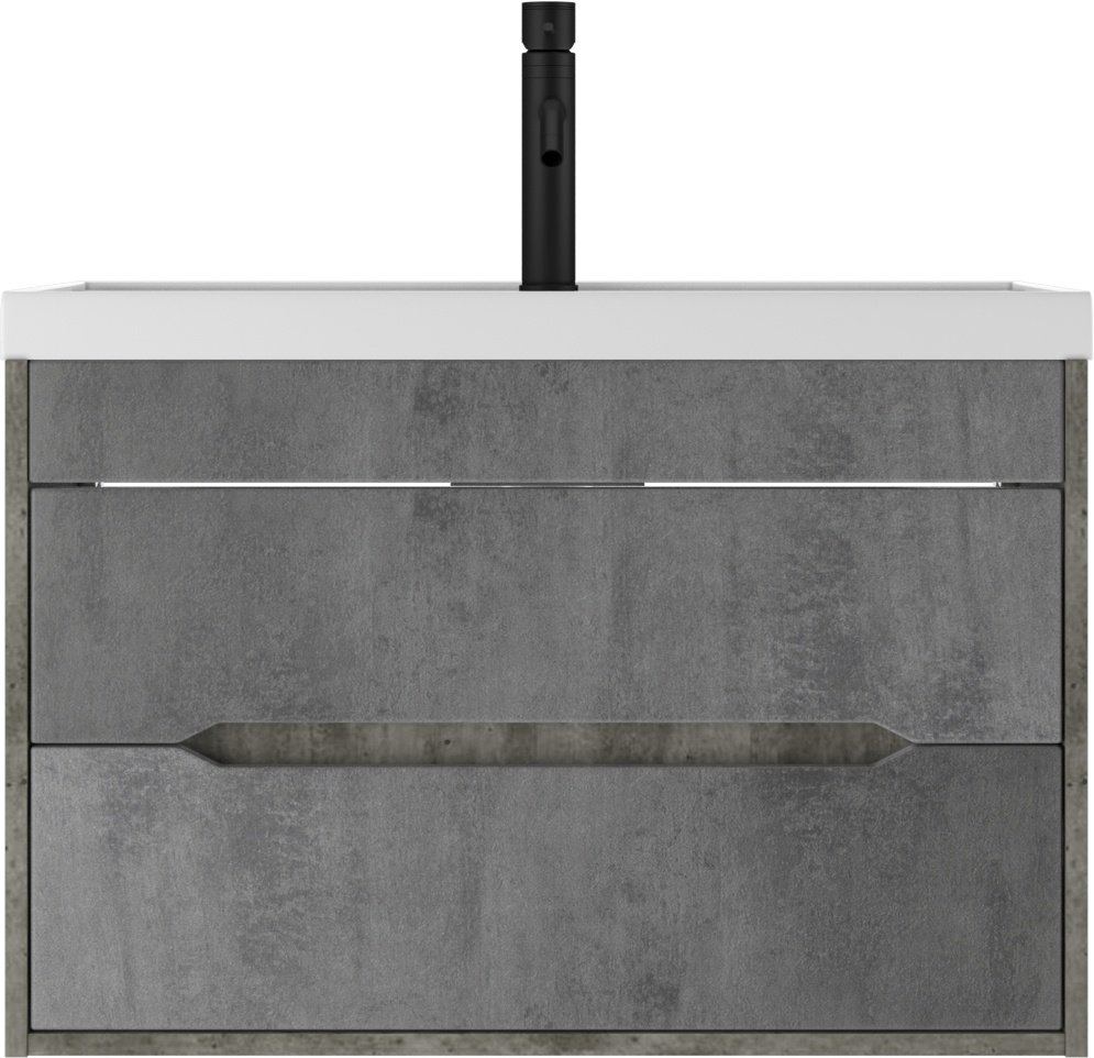 Тумба с раковиной KABINKA.KZ Байтерек, 79.2x51x44.5 см, графит купить,NaN