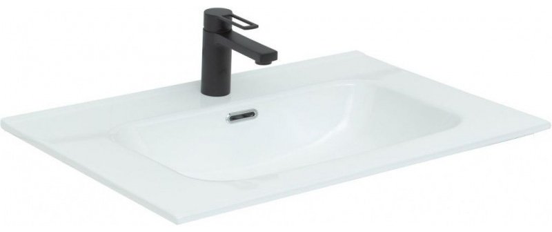 Тумба с раковиной Kabinka.kz Flat 70 335423 70x63.7x45.5см белый купить,NaN