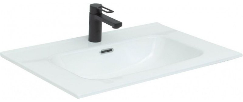 Тумба с раковиной Kabinka.kz Flat 70 335423 70x63.7x45.5см белый купить,NaN