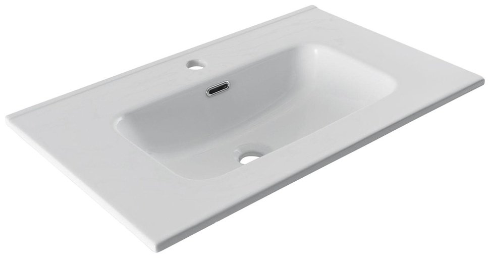 Тумба с раковиной Kabinka.kz Flat 70 335423 70x63.7x45.5см белый купить,NaN