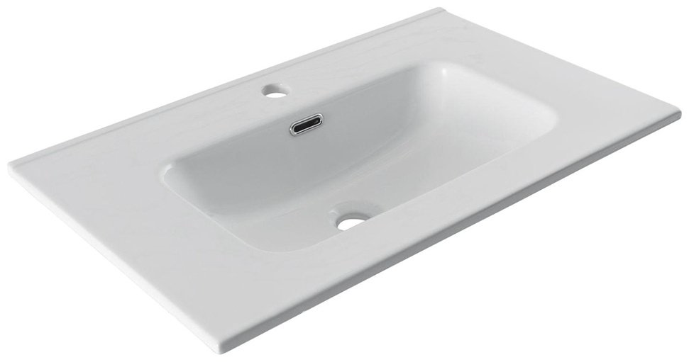 Тумба с раковиной Kabinka.kz Flat 70 335423 70x63.7x45.5см белый купить,NaN