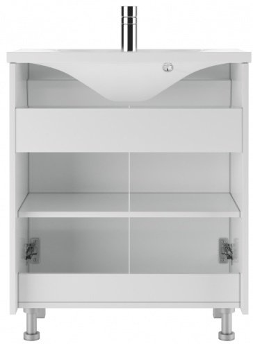 Тумба с раковиной KABINKA.KZ &#34;ELEN 65 Optima&#34; , 63x82x44.1 см, белый