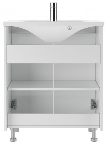Тумба с раковиной Kabinka.kz Elen 65 Optima 63x82x44.1см белый купить,NaN