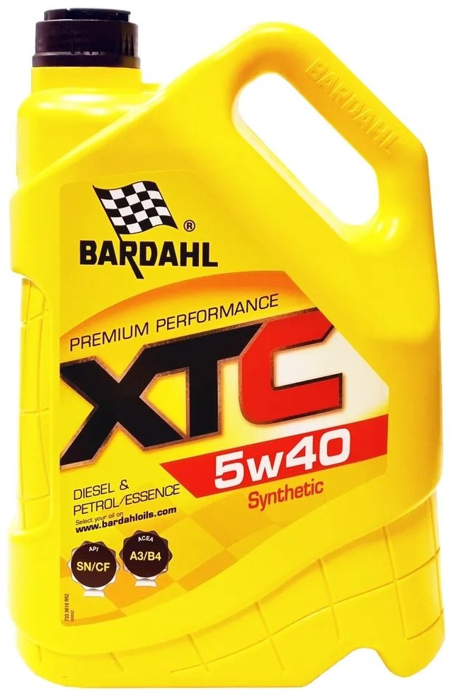 Моторное масло Полусинтетическое Bardahl XTC 5W-40 5 л