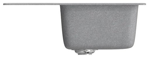 Кухонная мойка Mixline ML-GM-26 врезная 47х58х19 см, искусственный мрамор, тон графитовый купить,0
