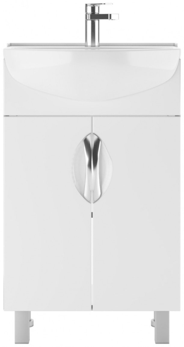 Тумба с раковиной KABINKA.KZ Адай, 48.6x82x30.4 см, белый