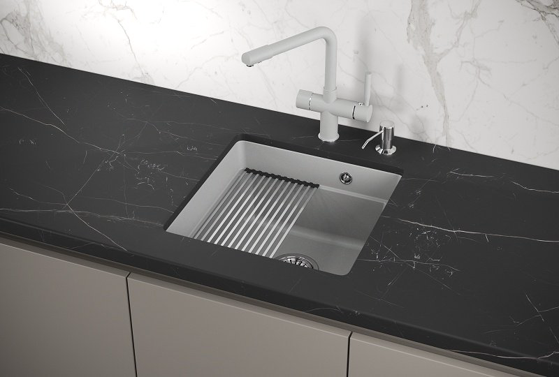 Кухонная мойка GRANULA KS-4501U интегрированная 45х45х20 см, кварцевый песок купить,350000