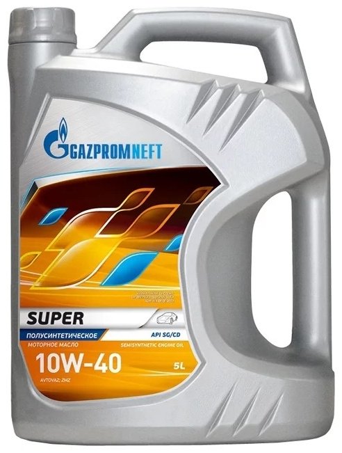 Моторное масло Полусинтетическое Gazpromneft Super 10W-40 5 л