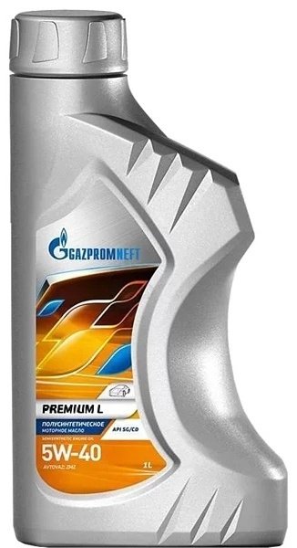 Моторное масло Полусинтетическое Gazpromneft Premium 5W-40 1 л