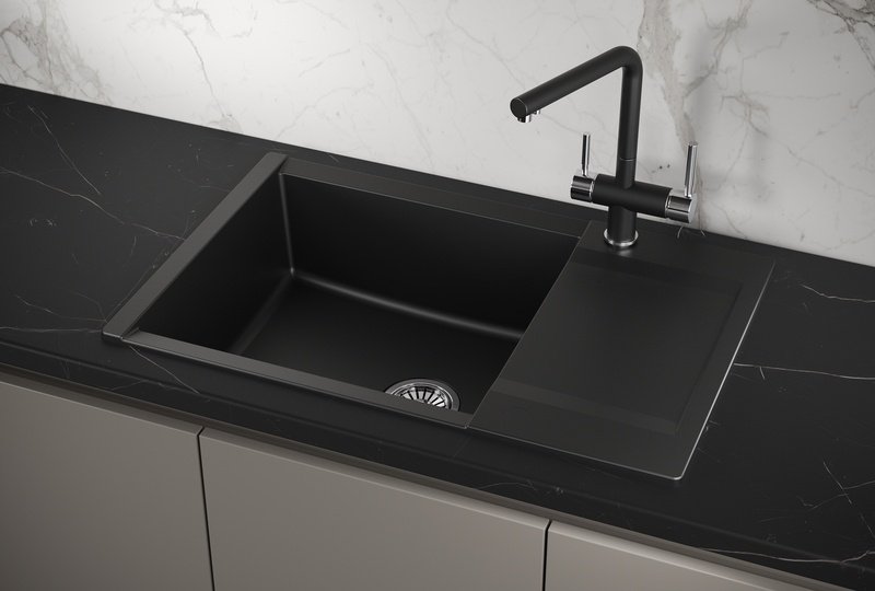 Кухонная мойка GRANULA ESTETICA ES-7807 врезная 78х50х20 см, кварцевый песок купить,0