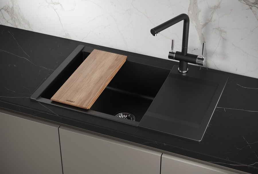 Кухонная мойка GRANULA ESTETICA ES-7807 врезная 78х50х20 см, кварцевый песок купить,0