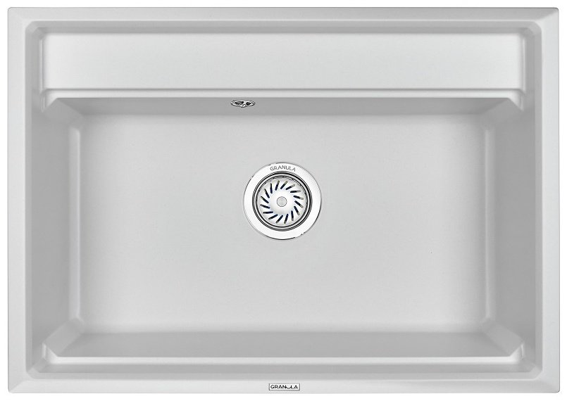 Кухонная мойка GRANULA врезная KS -7301 белый купить,NaN