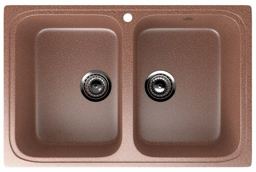 Кухонная мойка Ecology Stone ES-23 307 Терракот Brown купить,NaN