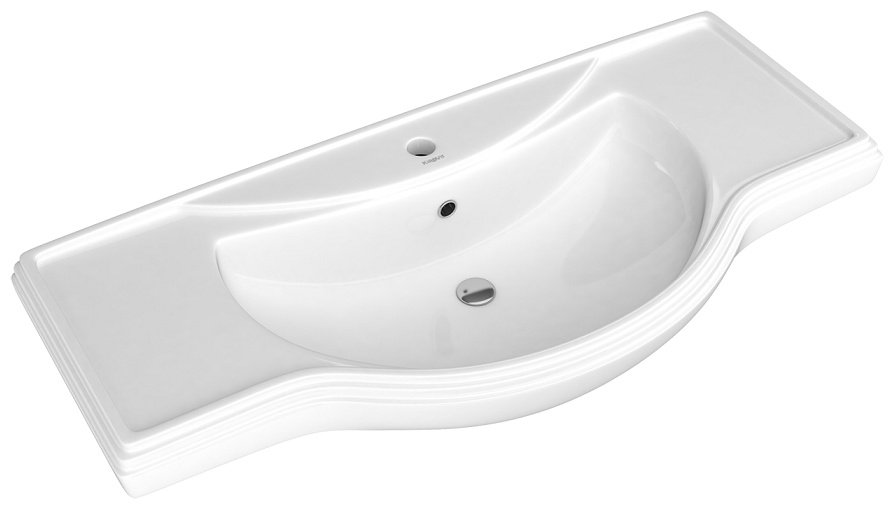 Тумба с раковиной KABINKA.KZ Байтерек, 101.8x83x33.6 см, белый