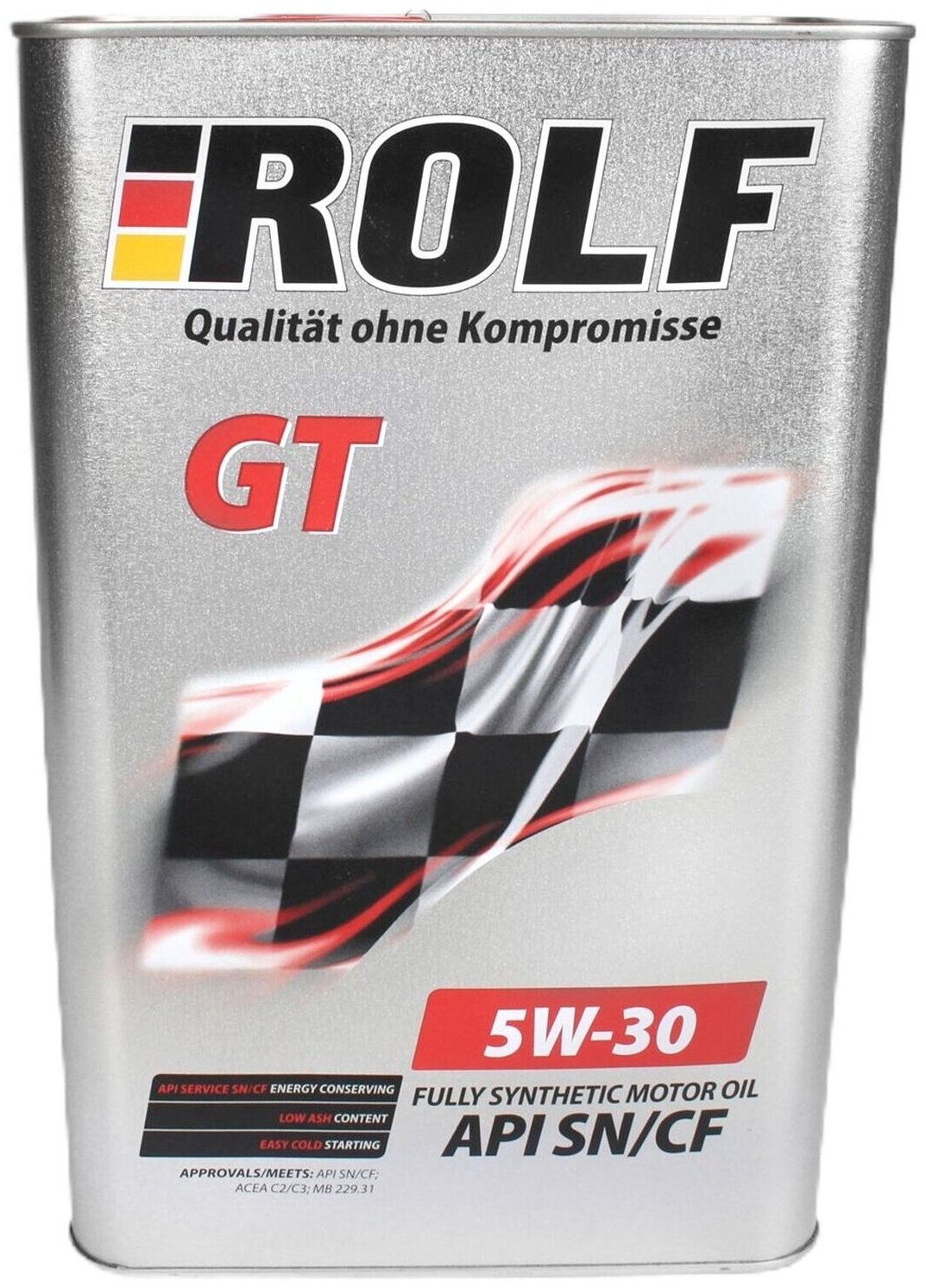Моторное масло Синтетическое Rolf GT C3 5W-30 4 л купить,23700