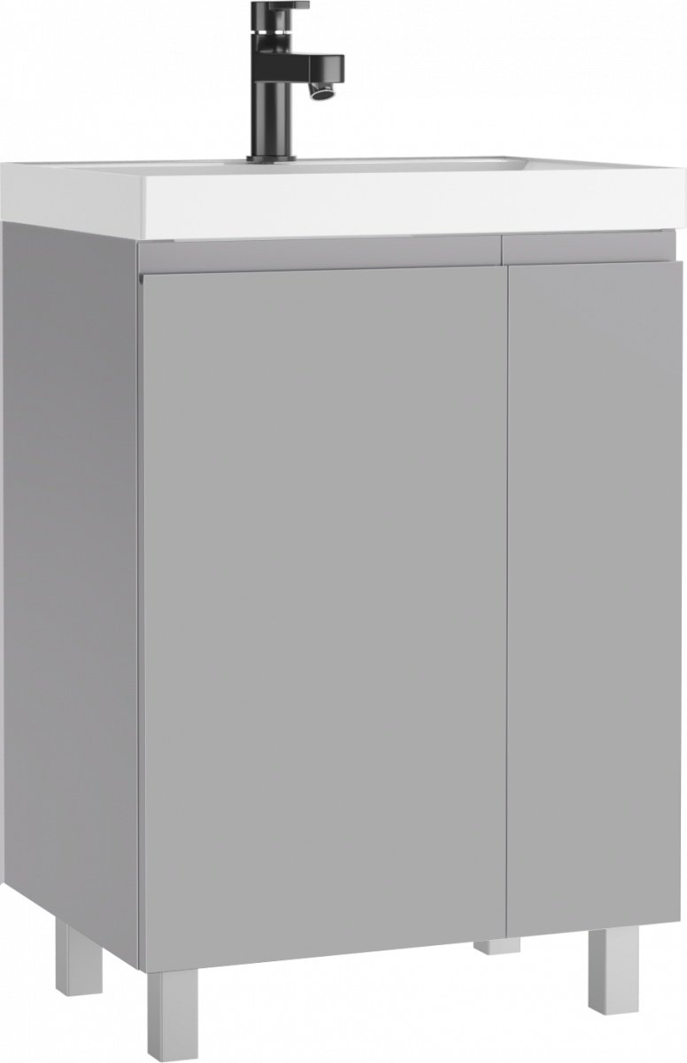 Тумба с раковиной Kabinka.kz Байтерек 58.8x82x44.5см светло-серый купить,NaN