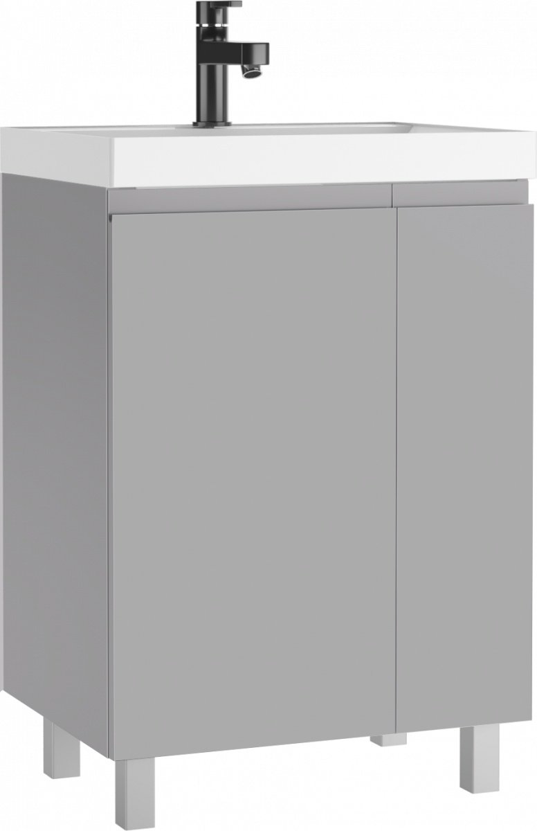 Тумба с раковиной Kabinka.kz Байтерек 58.8x82x44.5см светло-серый купить,NaN