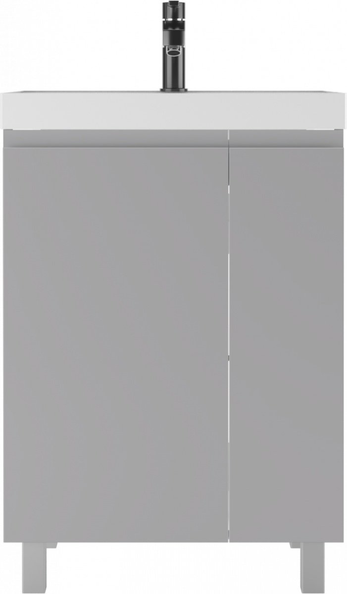 Тумба с раковиной Kabinka.kz Байтерек 58.8x82x44.5см светло-серый купить,NaN