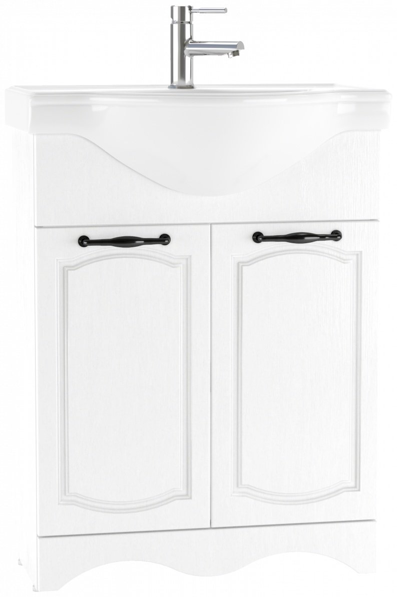 Тумба с раковиной KABINKA.KZ Байтерек, 62.4x83x29.8 см, белый