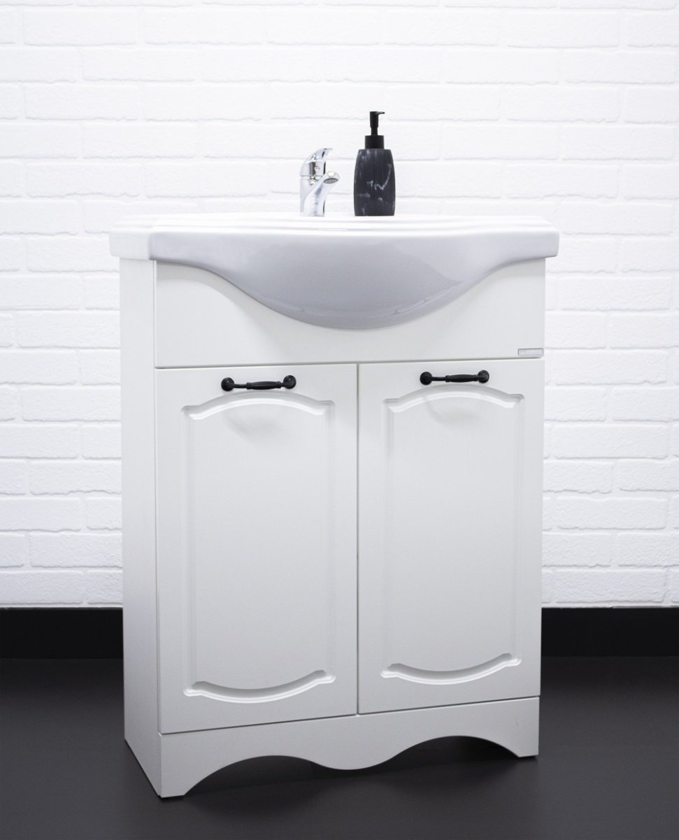 Тумба с раковиной KABINKA.KZ Байтерек, 62.4x83x29.8 см, белый