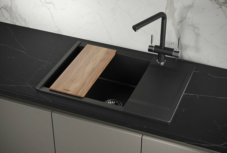 Кухонная мойка GRANULA ESTETICA ES-7003 врезная 70х50х20 см, кварцевый песок купить,0