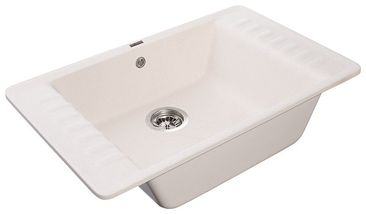 Кухонная мойка GranFest Quarz GF-ZW-71 белый