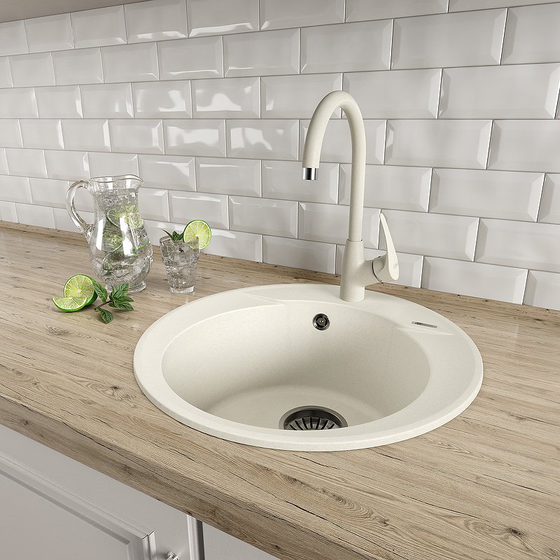 Кухонная мойка Lemark 9910001 врезная 45х45х19.7 см, искусственный гранит - ForteMarket Кухонная мойка Lemark 9910001 врезная 45х45х19.7 см, искусственный гранит купить,0