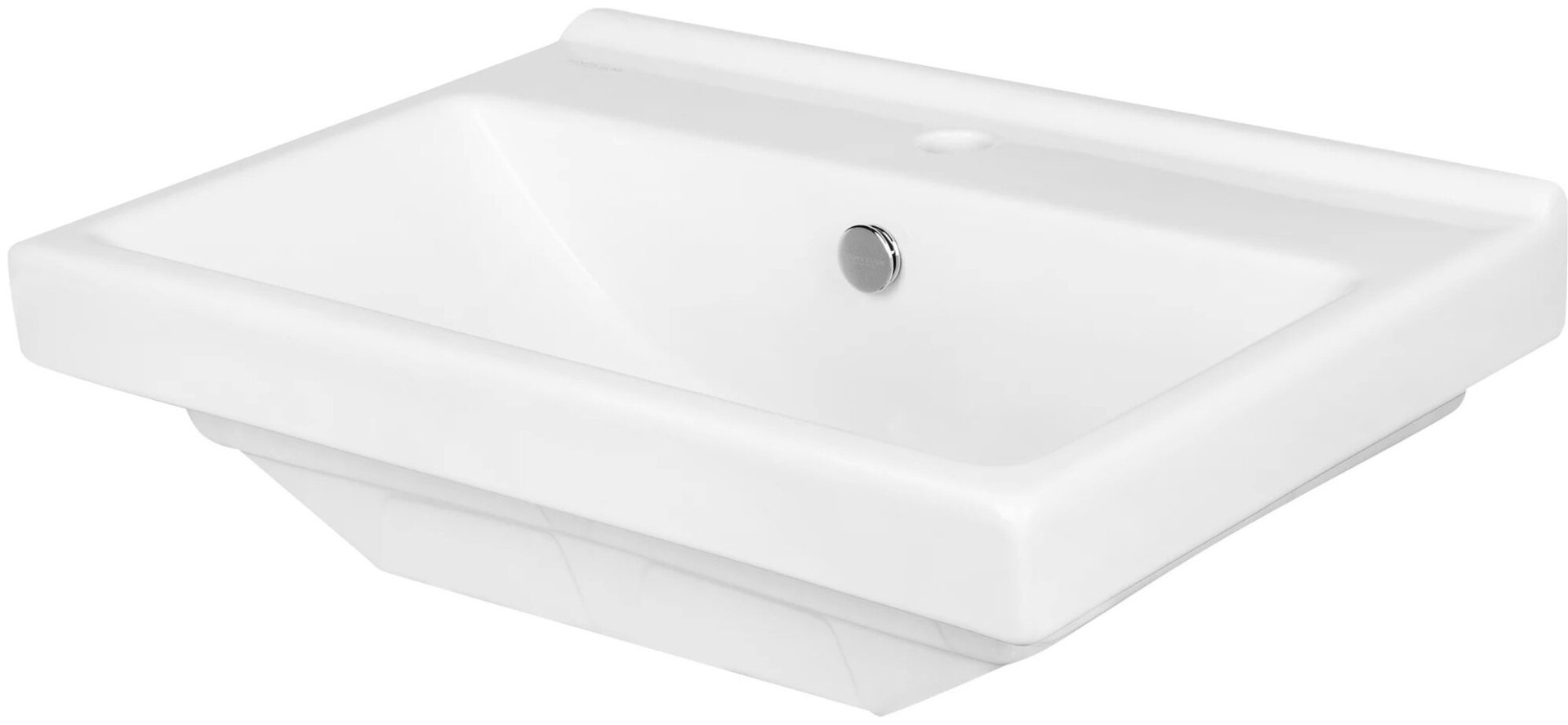 Тумба с раковиной KABINKA.KZ UNO 60 DU1506T, 57x82x38 см, белый, коричневый купить,NaN
